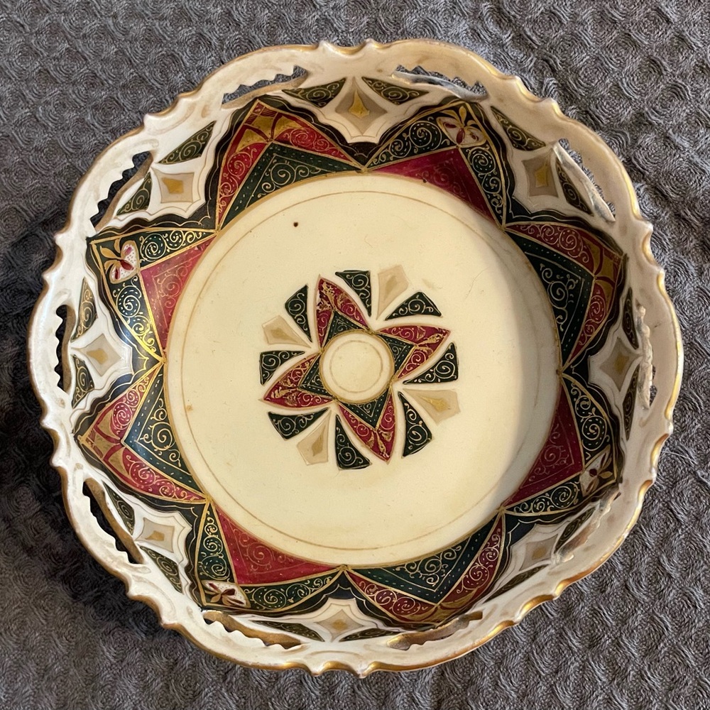 Vintage Austria Decorative Bowl